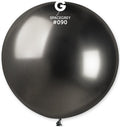 Gemar 090 Shiny Space Grey 80cm 31 Inch Latex Luftballons