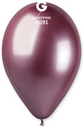 Gemar 091 Shiny Pink 33cm 13 Inch GB120 Latex Luftballons