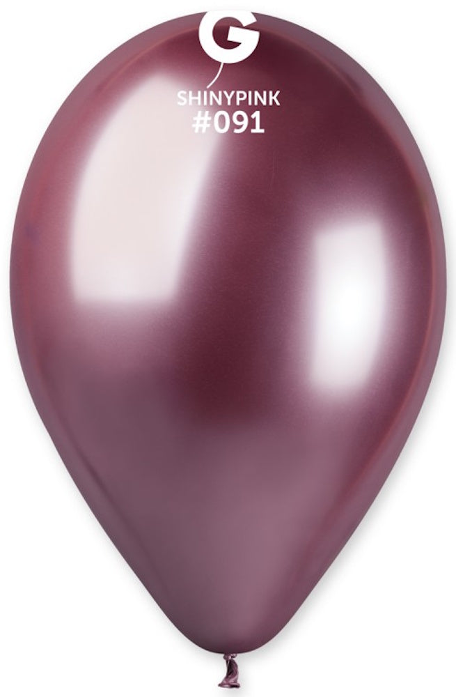 Gemar 091 Shiny Pink 33cm 13 Inch GB120 Latex Luftballons