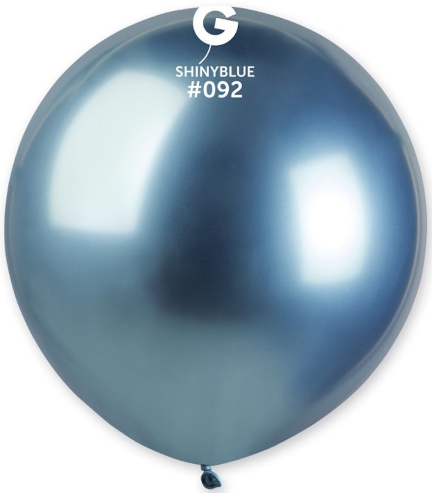 Gemar 092 Shiny Blue 48cm 19 Inch GB150 Latex Luftballons