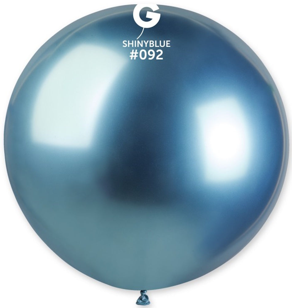 Gemar 092 Shiny Blue 80cm 31 Inch Latex Luftballons