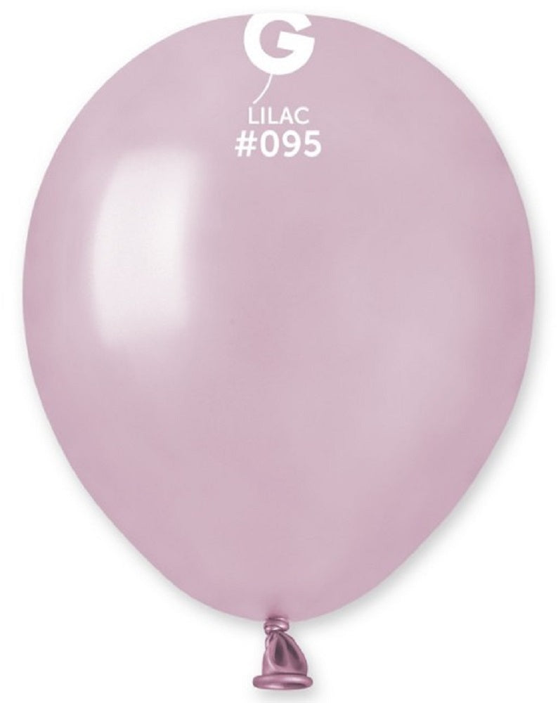 Gemar 095 Metallic Lilac 12,5cm 5" AM50 Latex Luftballons Lila