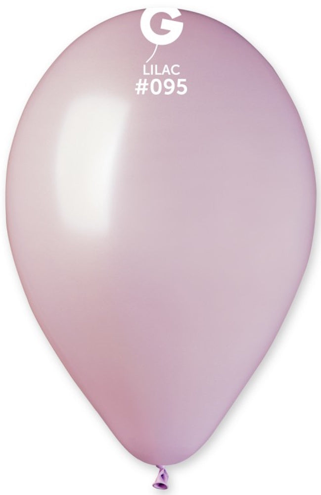 Gemar 095 Metallic Lilac 30cm 12 Inch GM120 Latex Luftballons