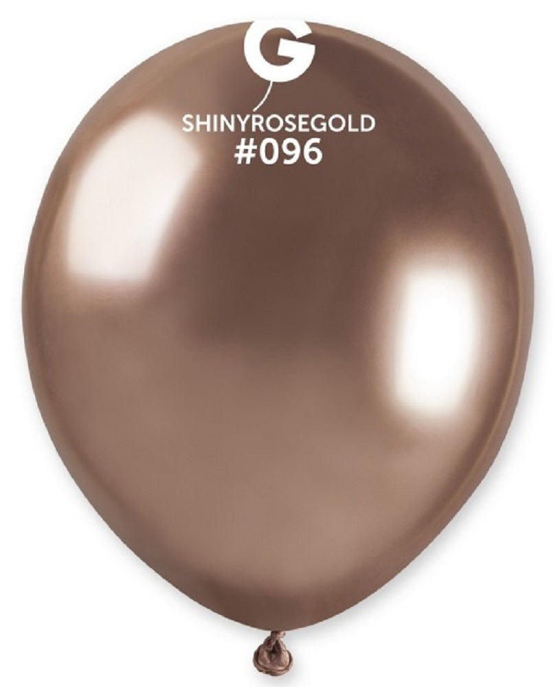 Gemar 096 Shiny Rose Gold 12,5cm 5 Inch Latex Luftballons