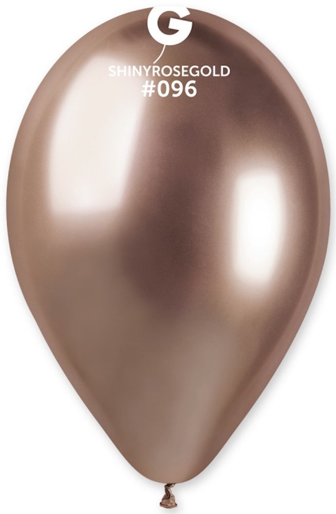 Gemar 096 Shiny Rose Gold 33cm 13 Inch GB120 Latex Luftballons