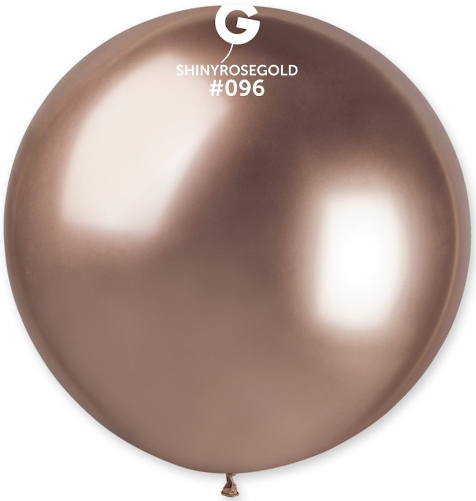 Gemar 096 Shiny Rose Gold 80cm 31 Inch Latex Luftballons