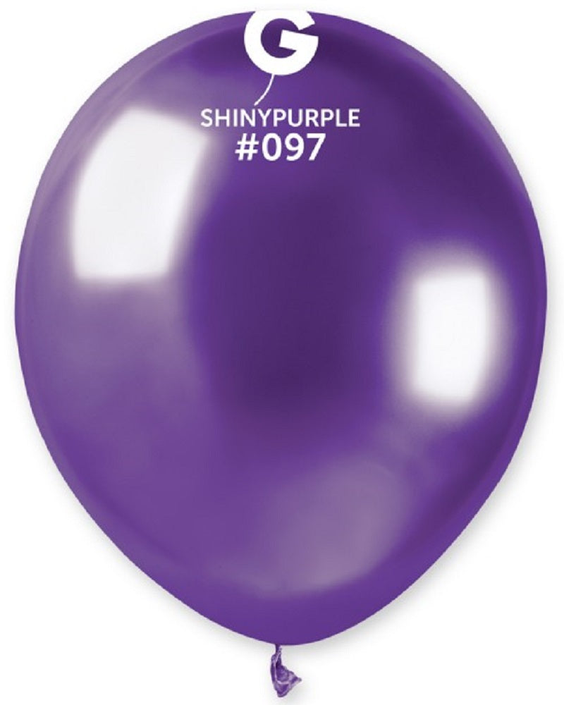 Gemar 097 Shiny Purple 12,5cm 5 Inch Latex Luftballons