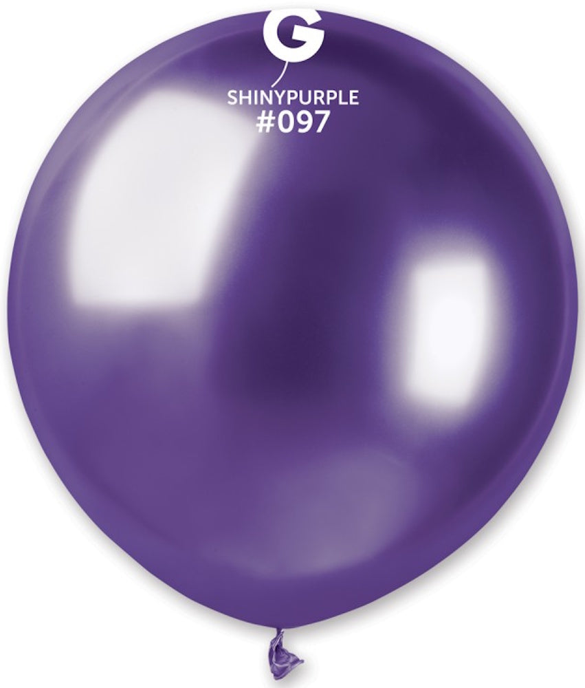 Gemar 097 Shiny Purple 48cm 19 Inch GB150 Latex Luftballons