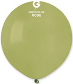 Gemar 098 Standard Green Olive 48cm 19 Inch G150 Latex Luftballons