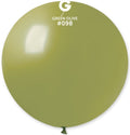 Gemar 098 Standard Green Olive 80cm 31 Inch Latex Luftballons