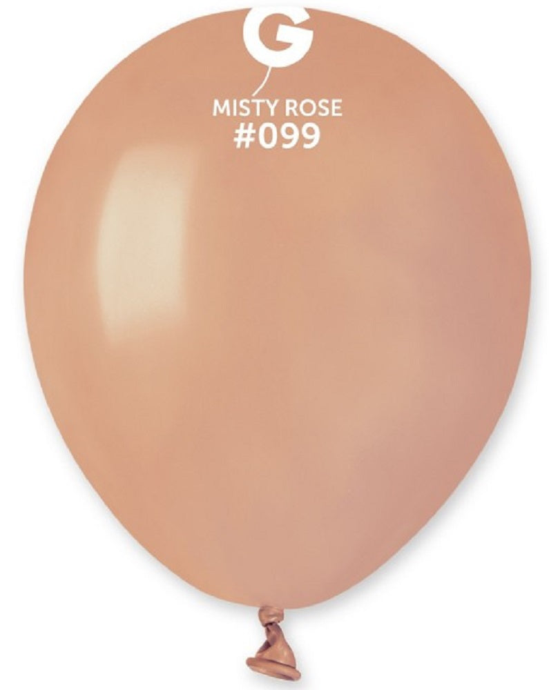 Gemar 099 Standard Misty Rose 12,5cm 5 Inch Latex Luftballons