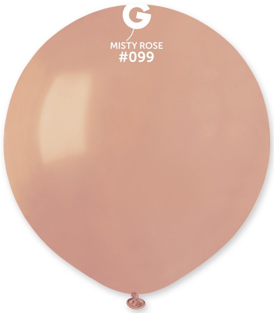 Gemar 099 Standard Misty Rose 48cm 19" G19 Latex Luftballons