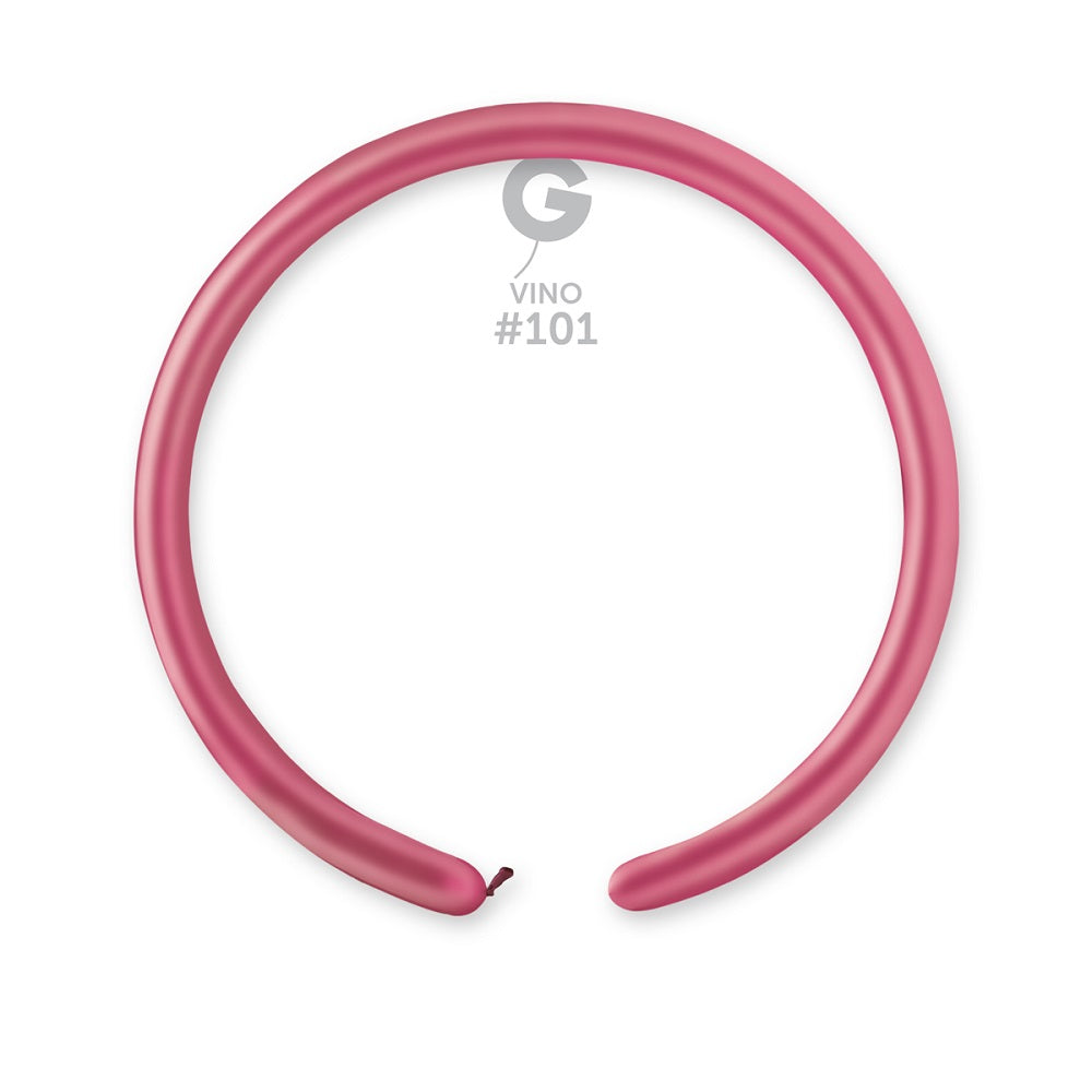Gemar 101Standard Vino 160G Modellierballons D2 Rot