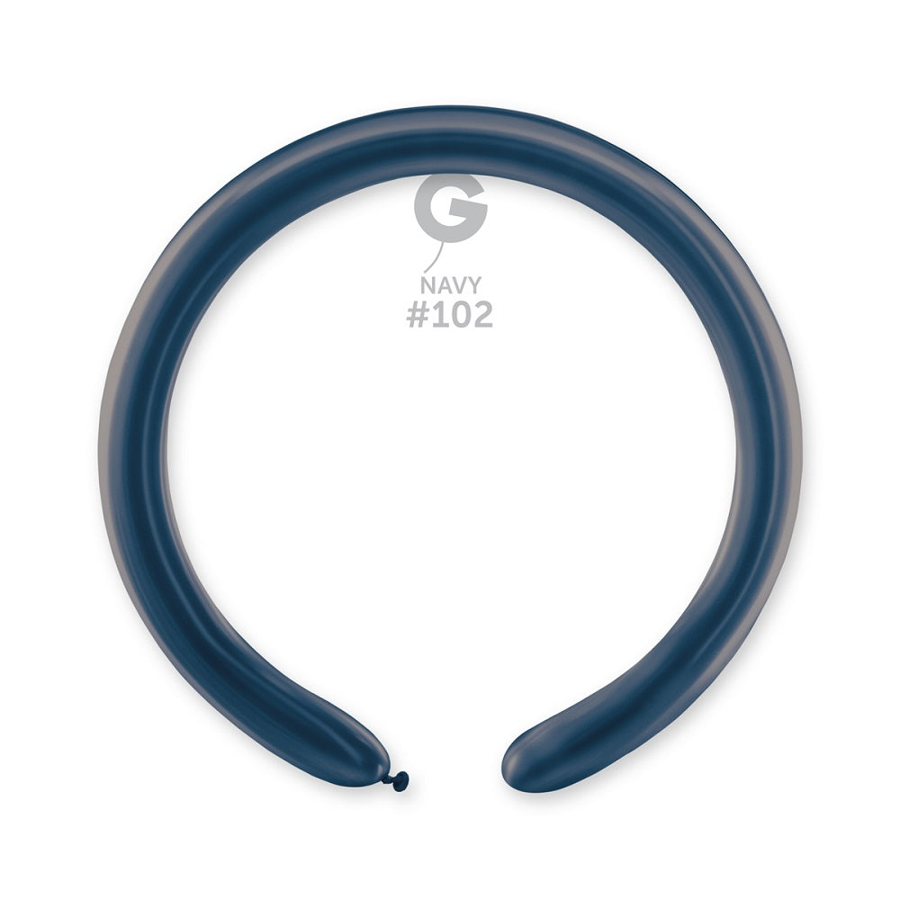 Gemar 102 Standard Navy 260G Modellierballons D4 Blau