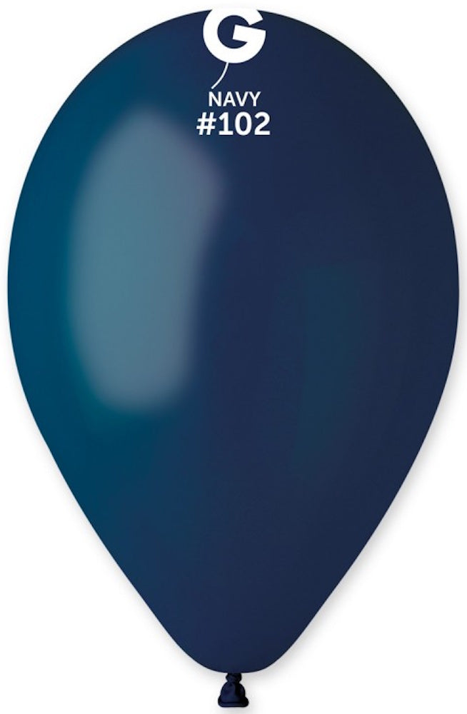 Gemar 102 Standard Navy 33cm 13 Inch G120 Latex Luftballons
