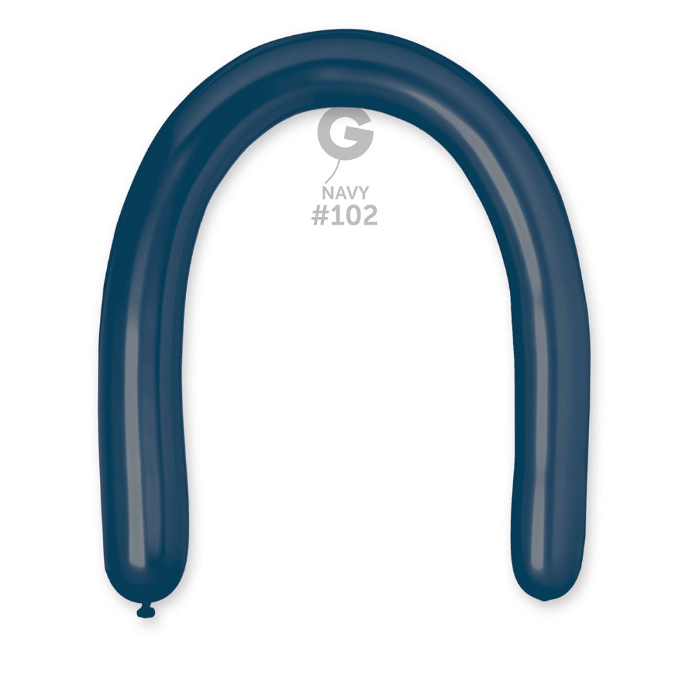 Gemar 102 Standard Navy 350G Modellierballons D6 Blau