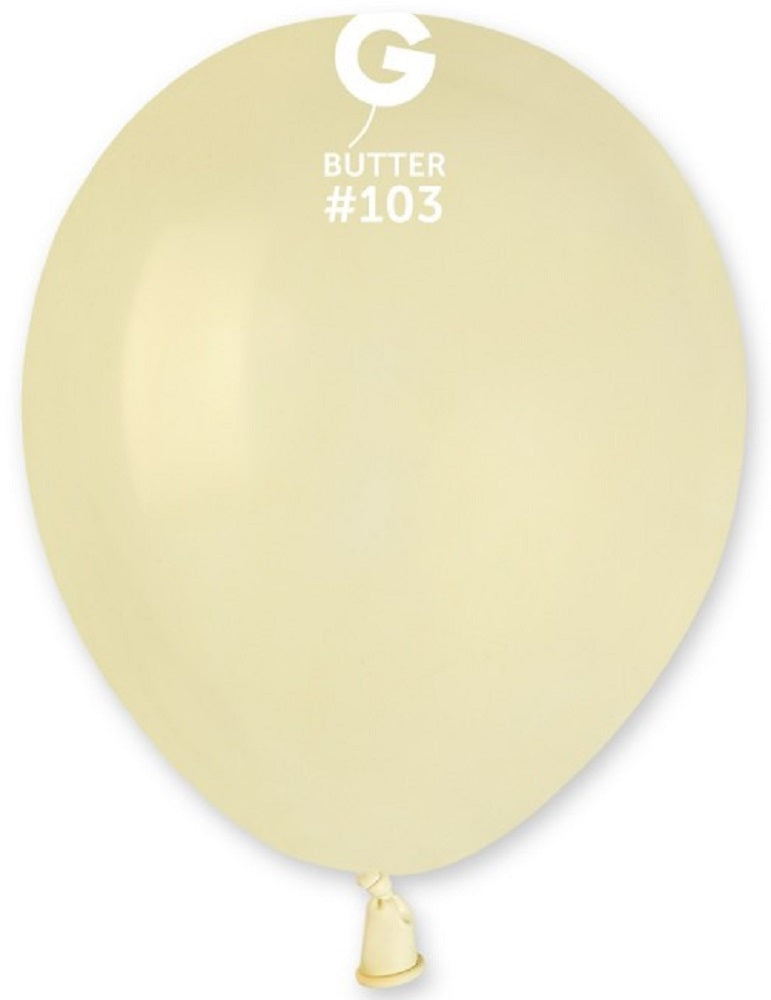 Gemar 103 Standard Butter 12,5cm 5 Inch Latex Luftballons