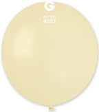 Gemar 103 Standard Butter 48cm 19 Inch G19 Latex Luftballons