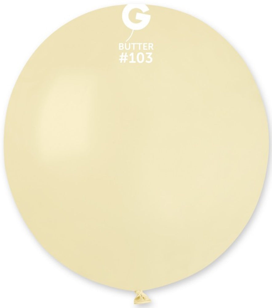 Gemar 103 Standard Butter 48cm 19 Inch G19 Latex Luftballons