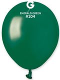 Gemar 104 Standard Emerald Green 12,5cm 5 Inch Latex Luftballons