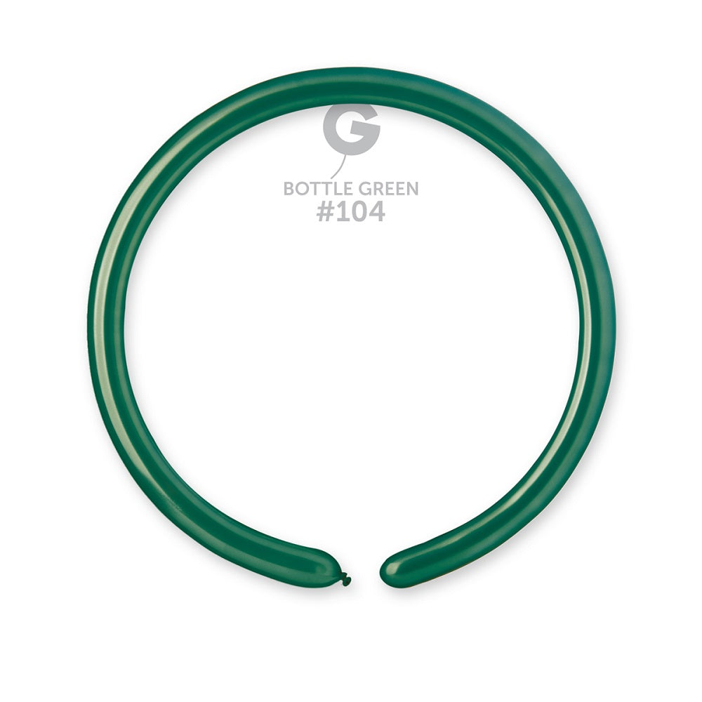 Gemar 104 Standard Emerald Green 160G Modellierballons D2 Grün