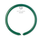 Gemar 104 Standard Emerald Green 160G Modellierballons D2 Grün