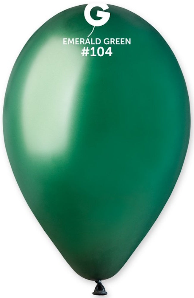 Gemar 104 Standard Emerald Green 33cm 13 Inch G120 Latex Luftballons
