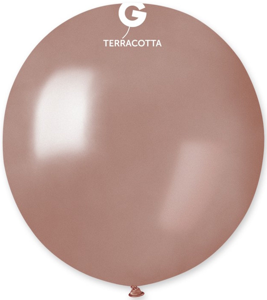 Gemar 199 Metallic Terracotta 48cm 19 Inch GM19 Latex Luftballons