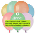 Gemar 200 Standard Macaron Assortment 12,5cm 5 Inch Latex Luftballons