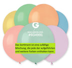 Gemar 200 Standard Macaron Assortment 48cm 19" G150 Latex Luftballons