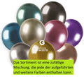Gemar 201 Shiny Assortment 12,5cm 5" AB50 Latex Luftballons