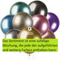 Gemar 201 Shiny Assortment 48cm 19 Inch GB150 Latex Luftballons
