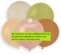 Gemar 203 Standard Naturals Assortment 48cm 19" G150 Latex Luftballons