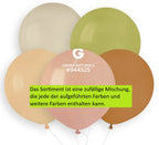 Gemar 203 Standard Naturals Assortment 48cm 19" G150 Latex Luftballons