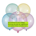 Gemar 204 Crystal Rainbow Assortment 48cm 19" G150 Latex Luftballons