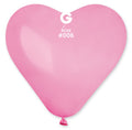 Gemar Herz 006 Standard Rose 43cm 17" CR17 Latex Luftballons Rosa