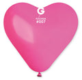 Gemar Herz 007 Standard Fuchsia 43cm 17" CR17 Latex Luftballons Magenta