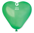 Gemar Herz 012 Standard Shamrock Green 15cm 6" CR6 Latex Luftballons Grün