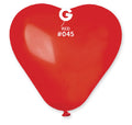 Gemar Herz 045 Standard Dark Red 15cm 6" CR6 Latex Luftballons Rot