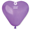 Gemar Herz 049 Standard Lavender 15cm 6" CR6 Latex Luftballons Lavendel