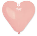 Gemar Herz 073 Standard Baby Pink 30cm 12" CR12 Latex Luftballons Rosa