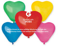 Gemar Herz 080 Standard Classic Assortment 15cm 6" CR6 Latex Luftballons
