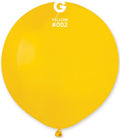 Gemar 002 Standard Yellow 48cm 19" G19 Latex Luftballons Gelb