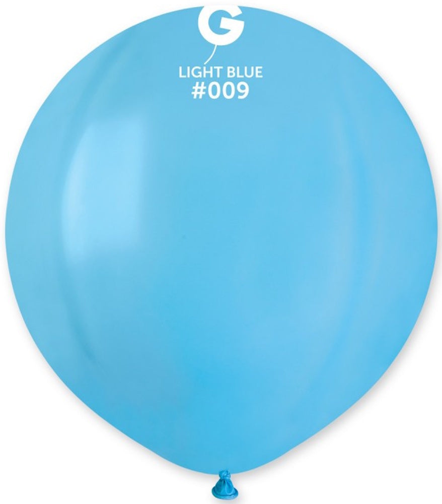 Gemar 009 Standard Light Blue 48cm 19 Inch G150 Latex Luftballons