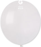 Gemar 029 Metallic White 48cm 19 Inch GM19 Latex Luftballons
