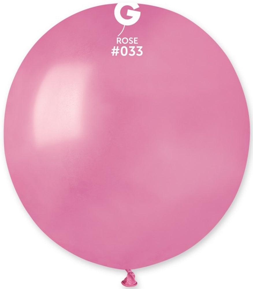 Gemar 033 Metallic Rose 48cm 19 Inch GM19 Latex Luftballons