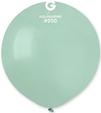 Gemar 050 Standard Aquamarine 48cm 19 Inch G150 Latex Luftballons