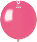 Gemar 064 Metallic Fuchsia 48cm 19" GM150 Latex Luftballons Magenta