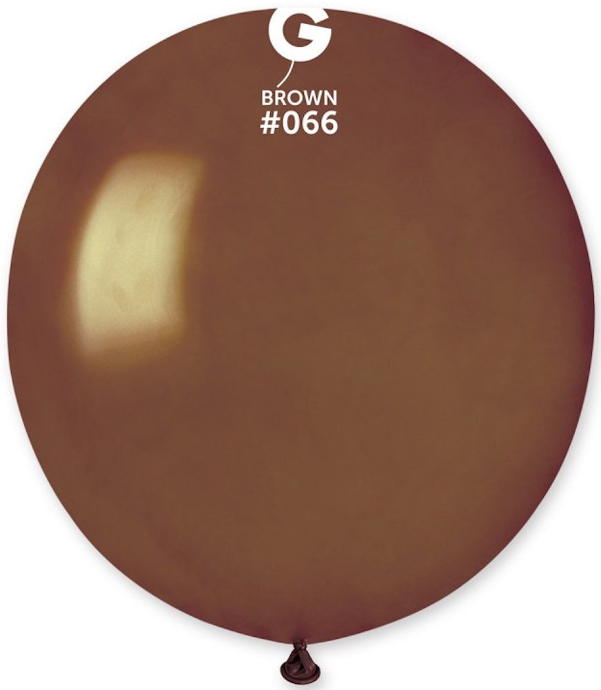 Gemar 066 Metallic Brown 48cm 19 Inch GM19 Latex Luftballons