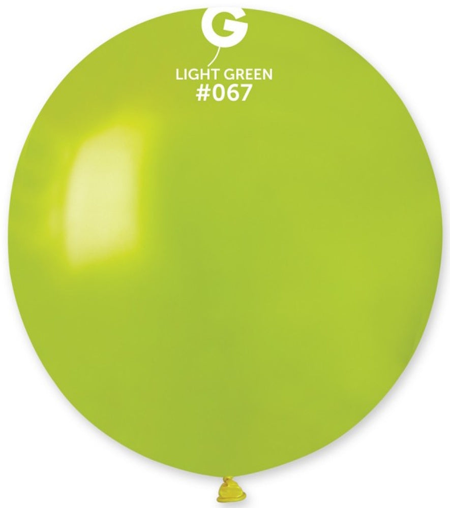 Gemar 067 Metallic Light Green 48cm 19 Inch GM19 Latex Luftballons